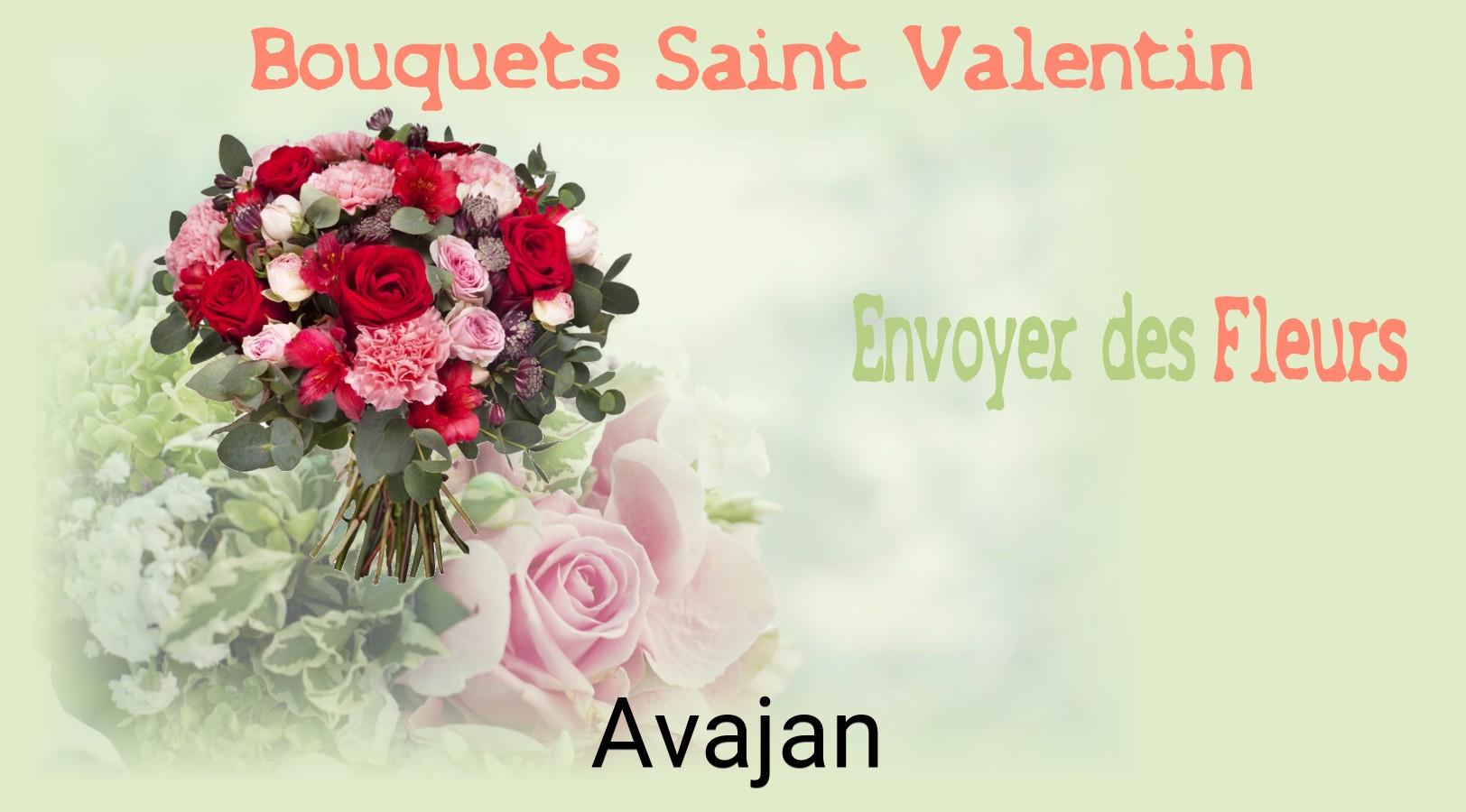 Roses de Saint-Valentin livrées à Avajan